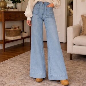 NWT Light Blue Flare Jeans Size